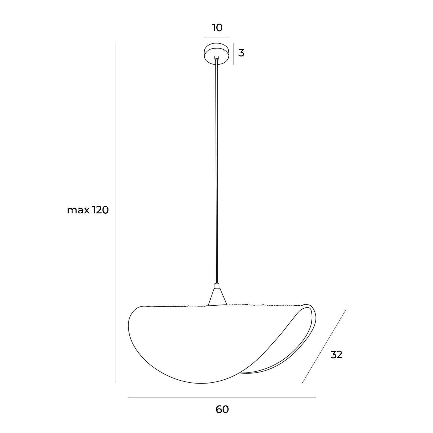 Koshi I Hanging Lamp