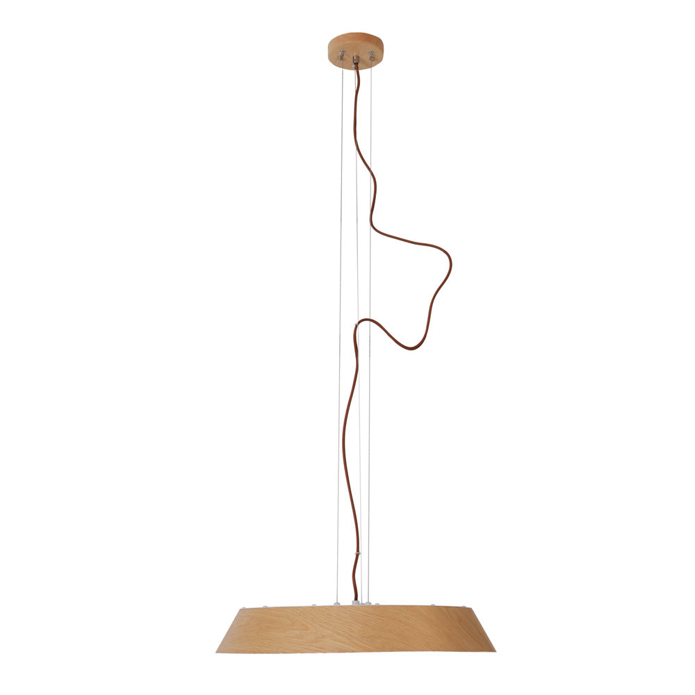 Tamago Oak Wood Lampa Wisząca