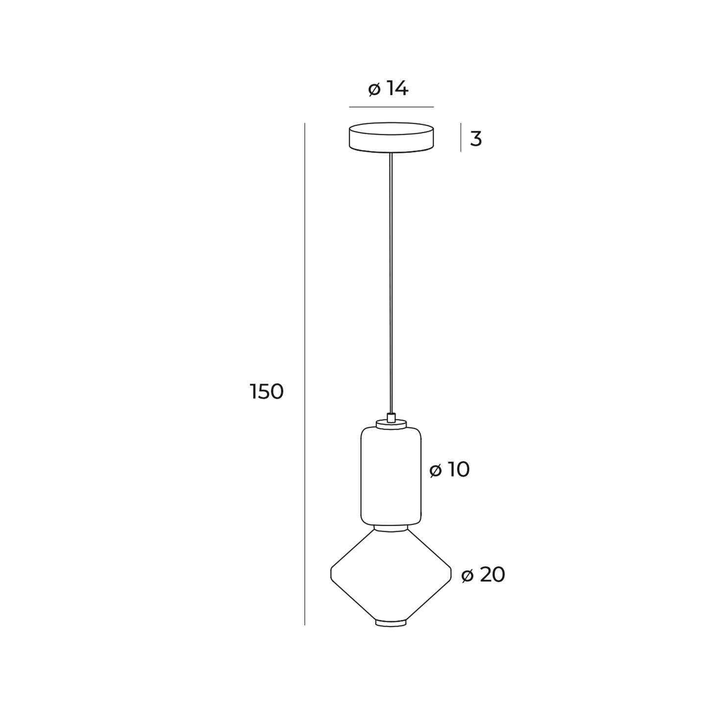 Akiko Hanging Lamp P0467