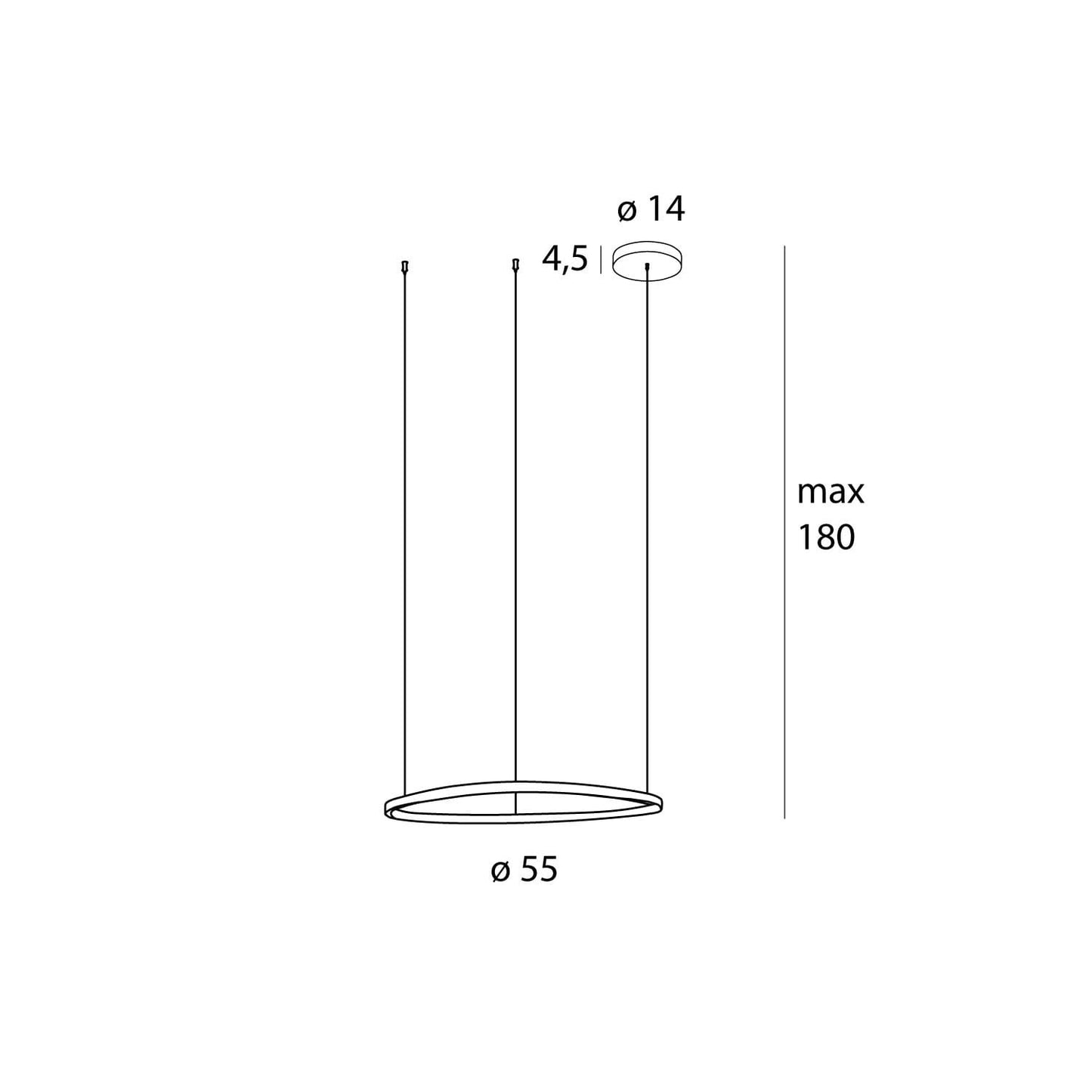Cayenne Pendant Lamp Brushed Copper P0605D
