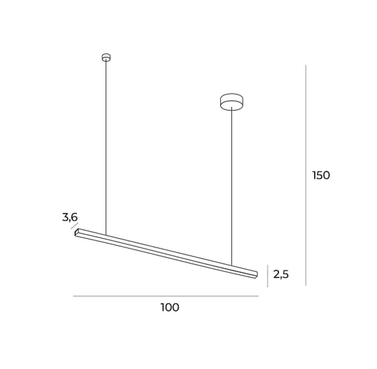 Trio 1 Pendant Lamp Brushed Gold P0475D