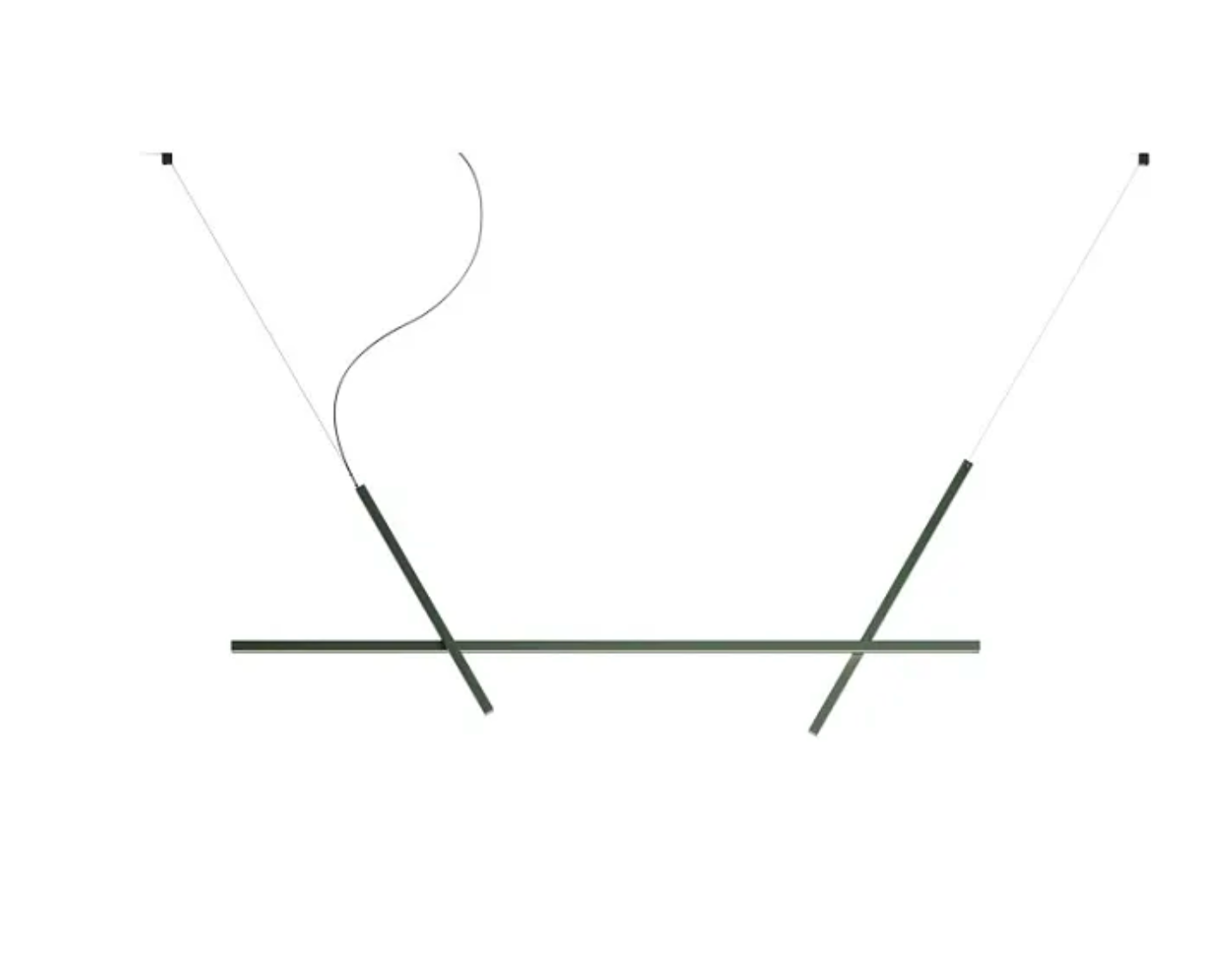 Across Hanging Lamp Black