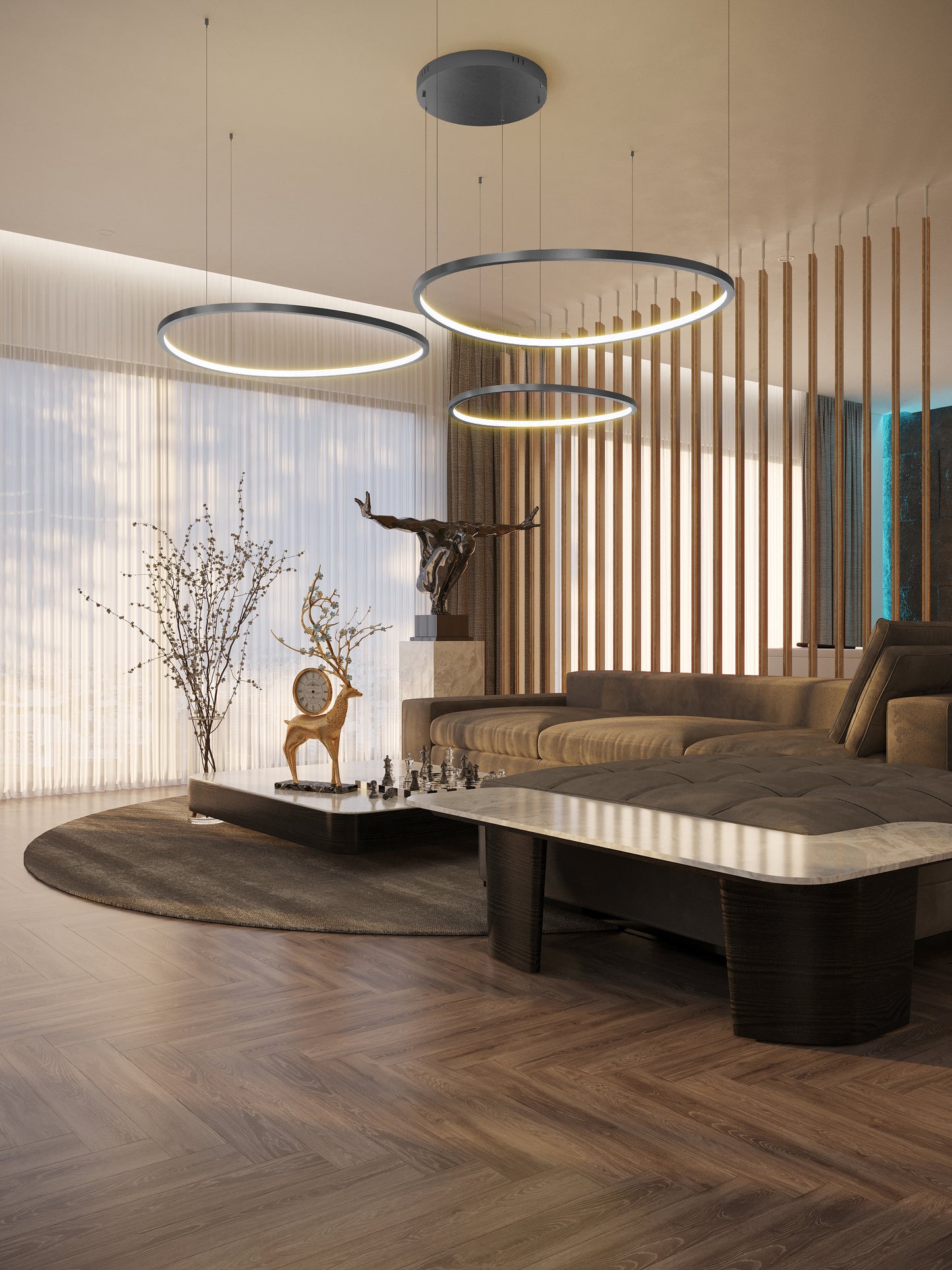 Cayenne Pendant Lamp Brushed Copper P0604D