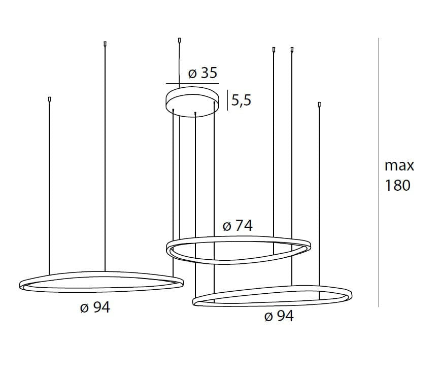 Cayenne Pendant Lamp Brushed Copper P0604D