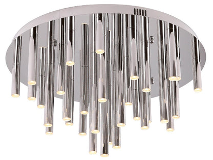 Organic plafon chrom 60cm z funkcją ściemniania