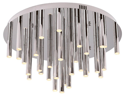 Organic plafon chrom 60cm z funkcją ściemniania