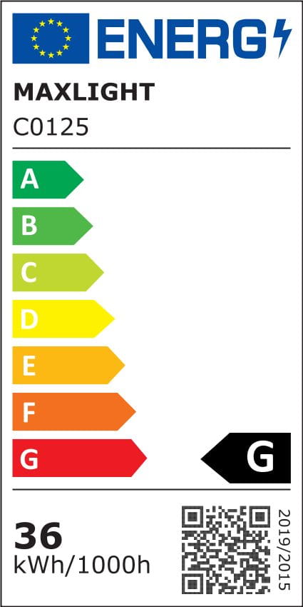 Lampa sufitowa linear 113,5cm biała