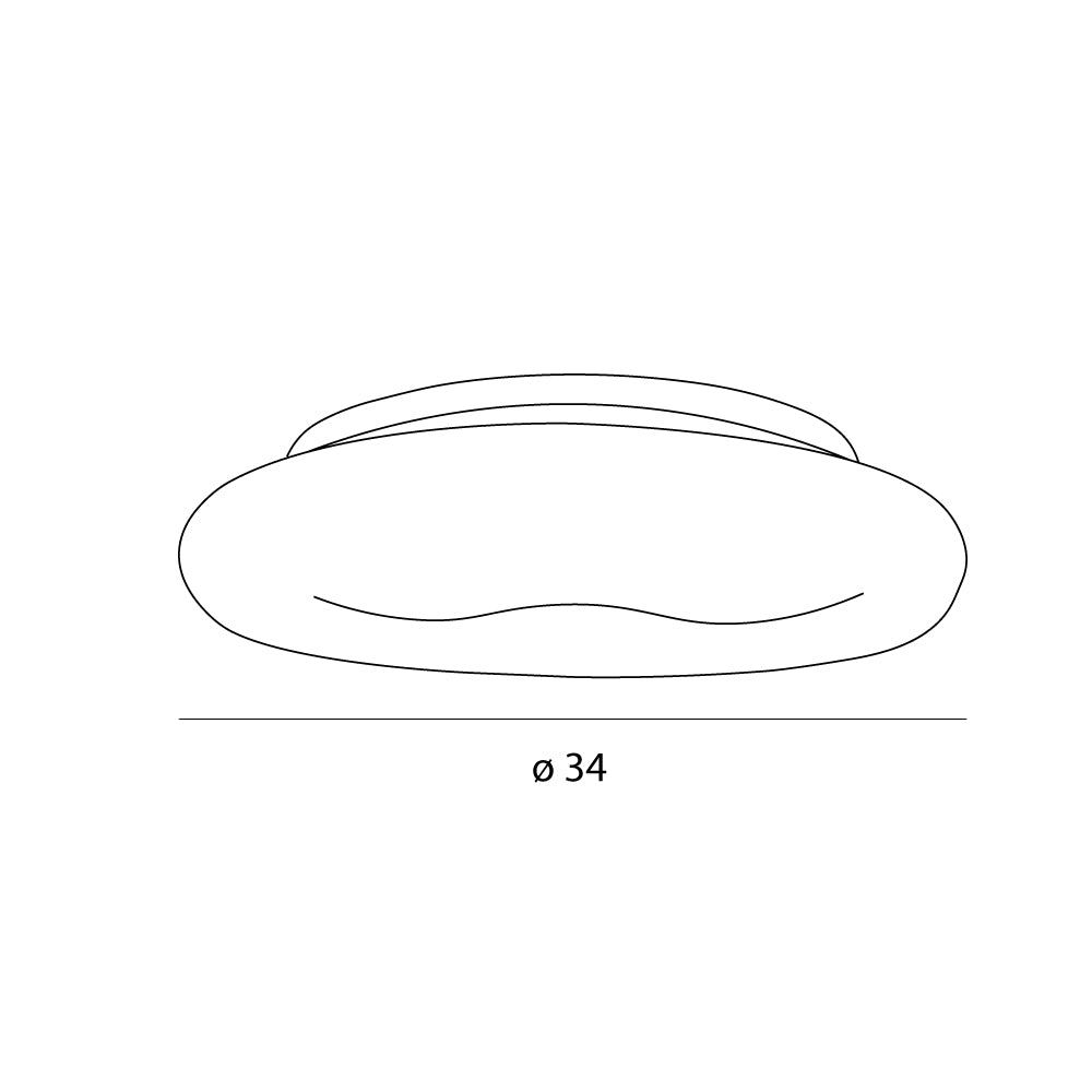 Plafon Duo 34cm