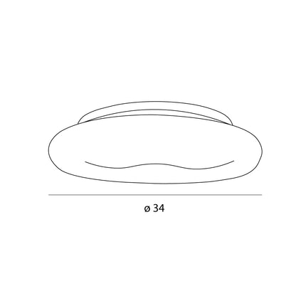 Plafon Duo 34cm