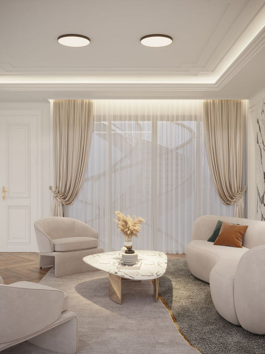 Plafon Lumos 24W czarny IP44