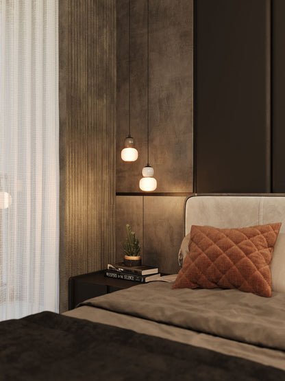 Lollipop Pendant Lamp Brass