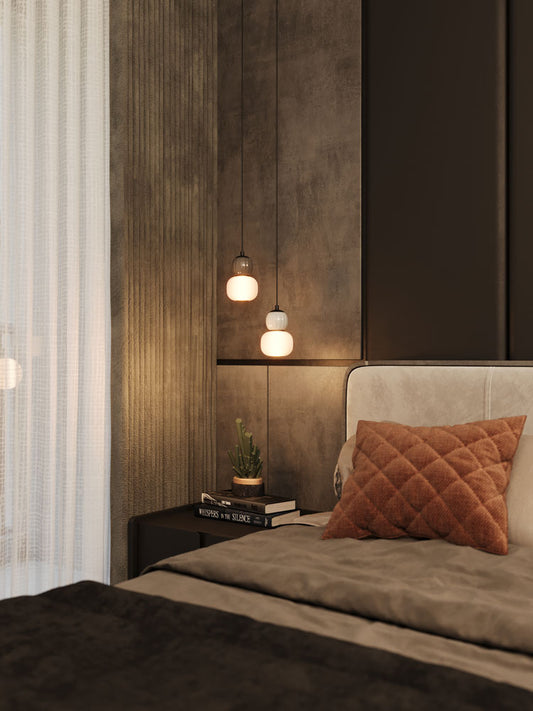Lollipop Pendant Lamp Brass