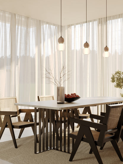 Lollipop Pendant Lamp Brass