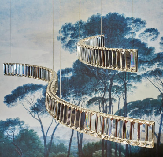 Lollipop Pendant Lamp Brass