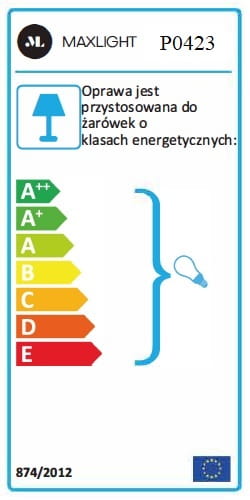 Monaco Lampa Wisząca Złota P0423