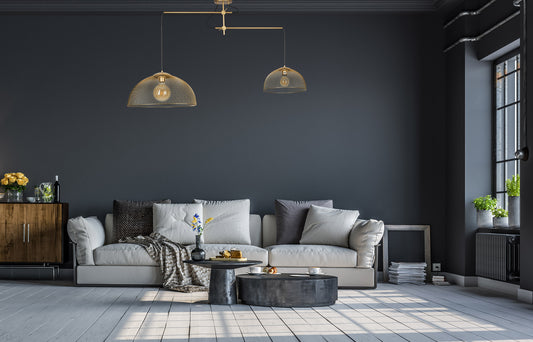 Concept lampa wisząca złota