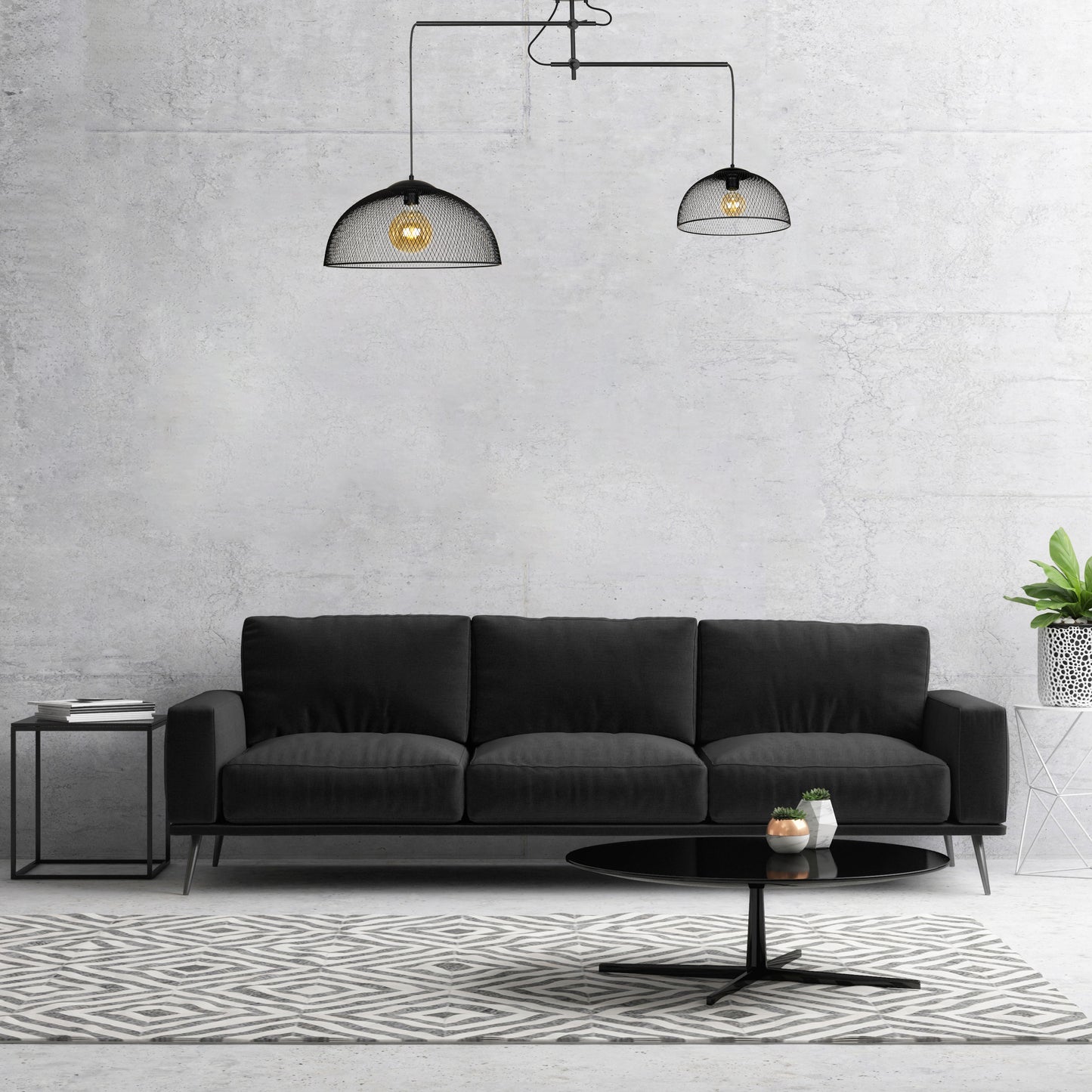 Concept lampa wisząca czarna