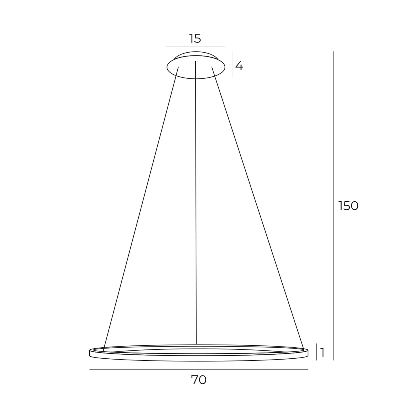 Queen Lampa Wisząca Złoto Szczotkowane P0494