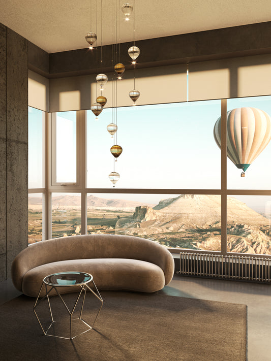 Lollipop Pendant Lamp Brass