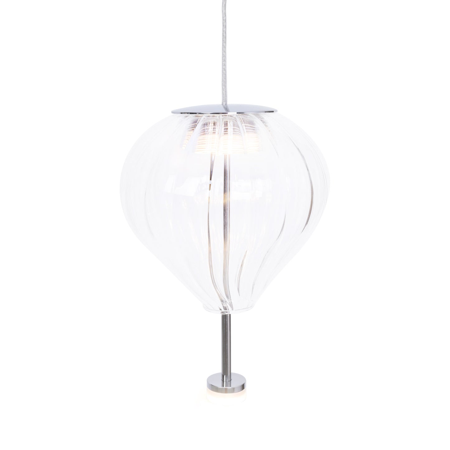 Lollipop Pendant Lamp Brass