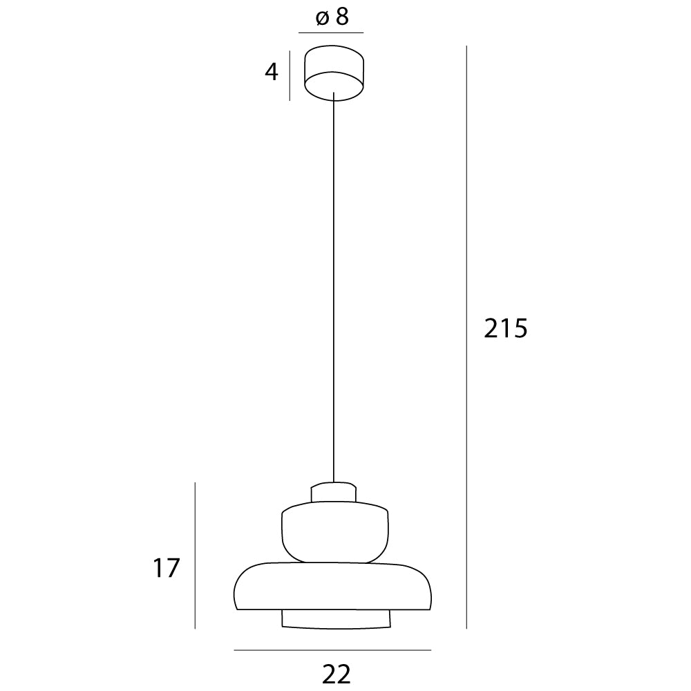 Signature C Lampa Wisząca P0532