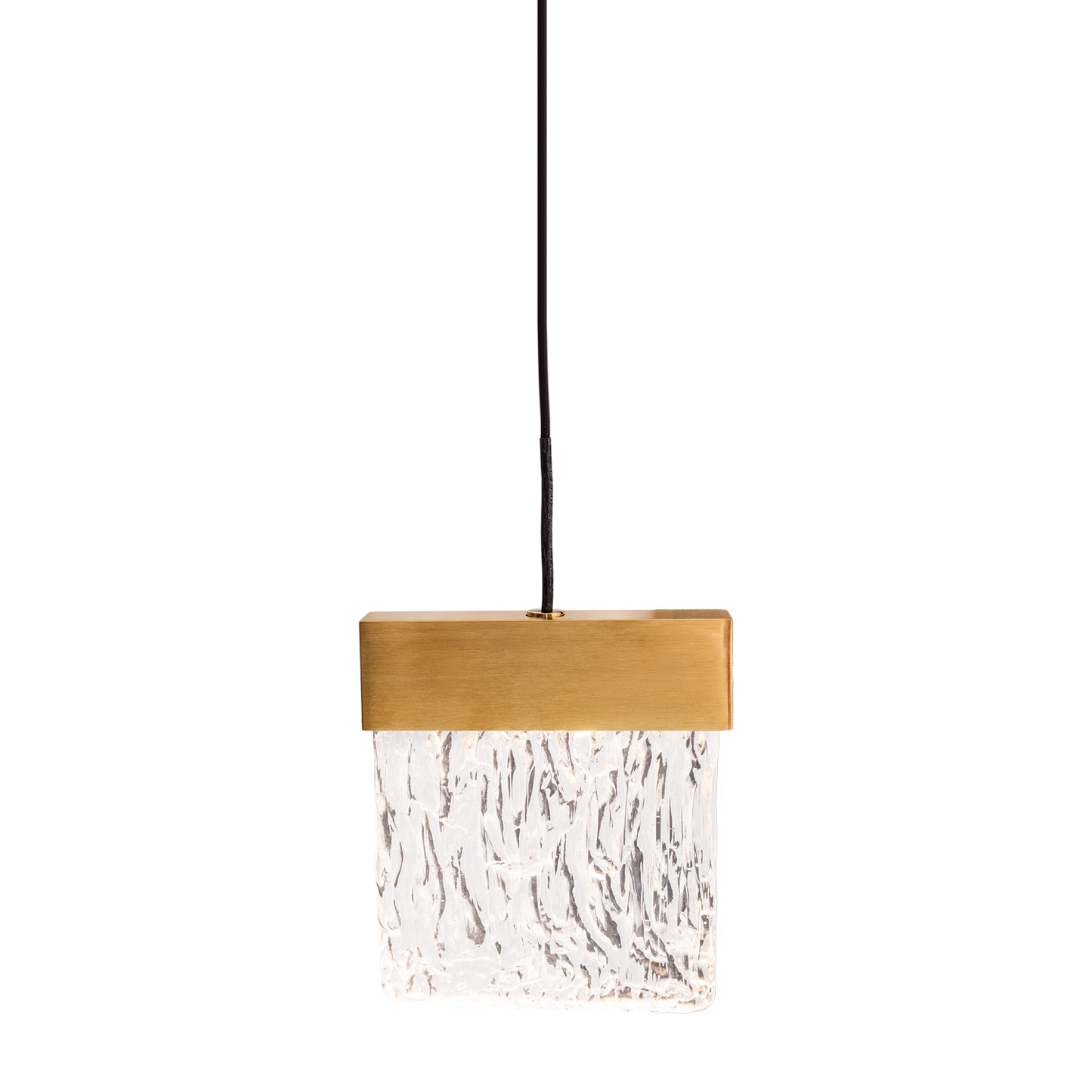 Vetro brąz Lampa Wisząca Brushed Gold