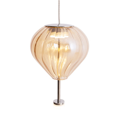 Lollipop Pendant Lamp Brass