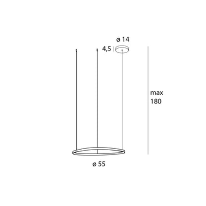 Cayenne Pendant Lamp Brushed Copper P0605D