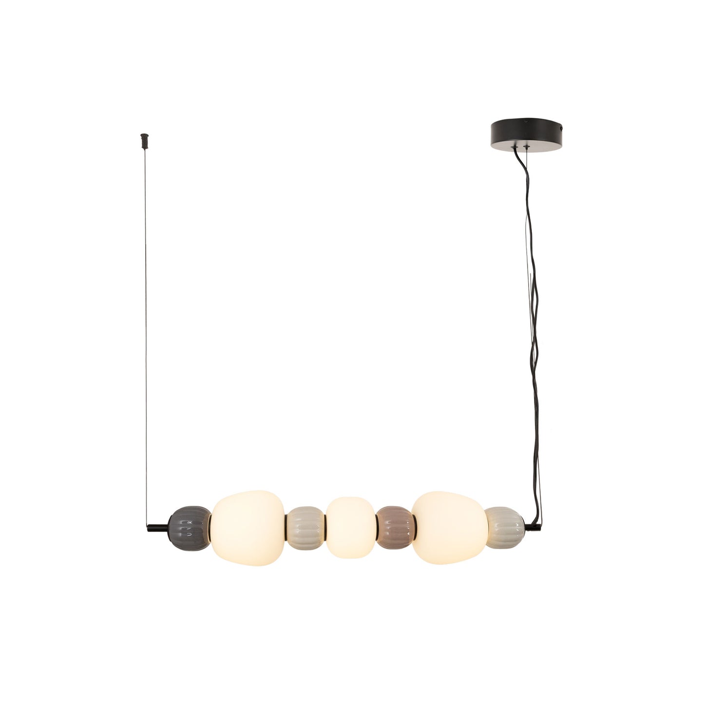 Lollipop Pendant Lamp Brass