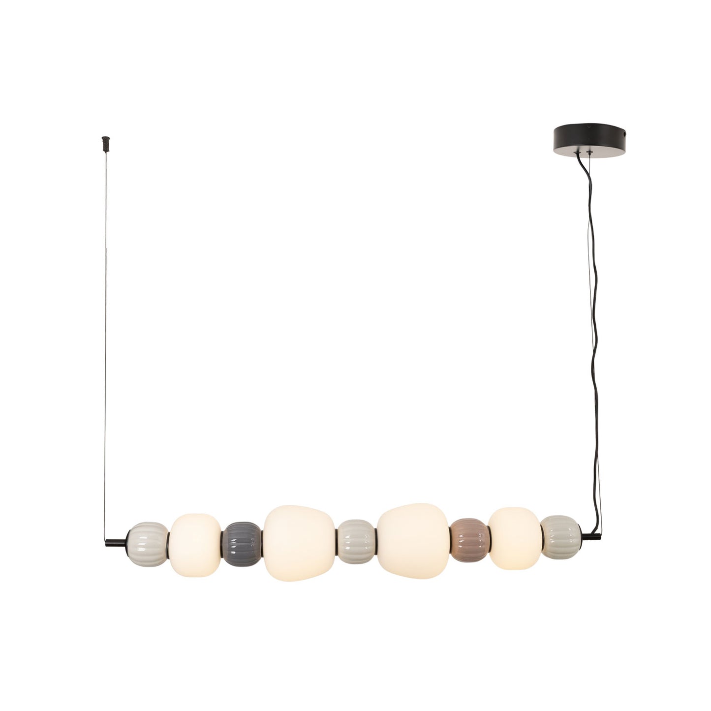 Lollipop Pendant Lamp Brass