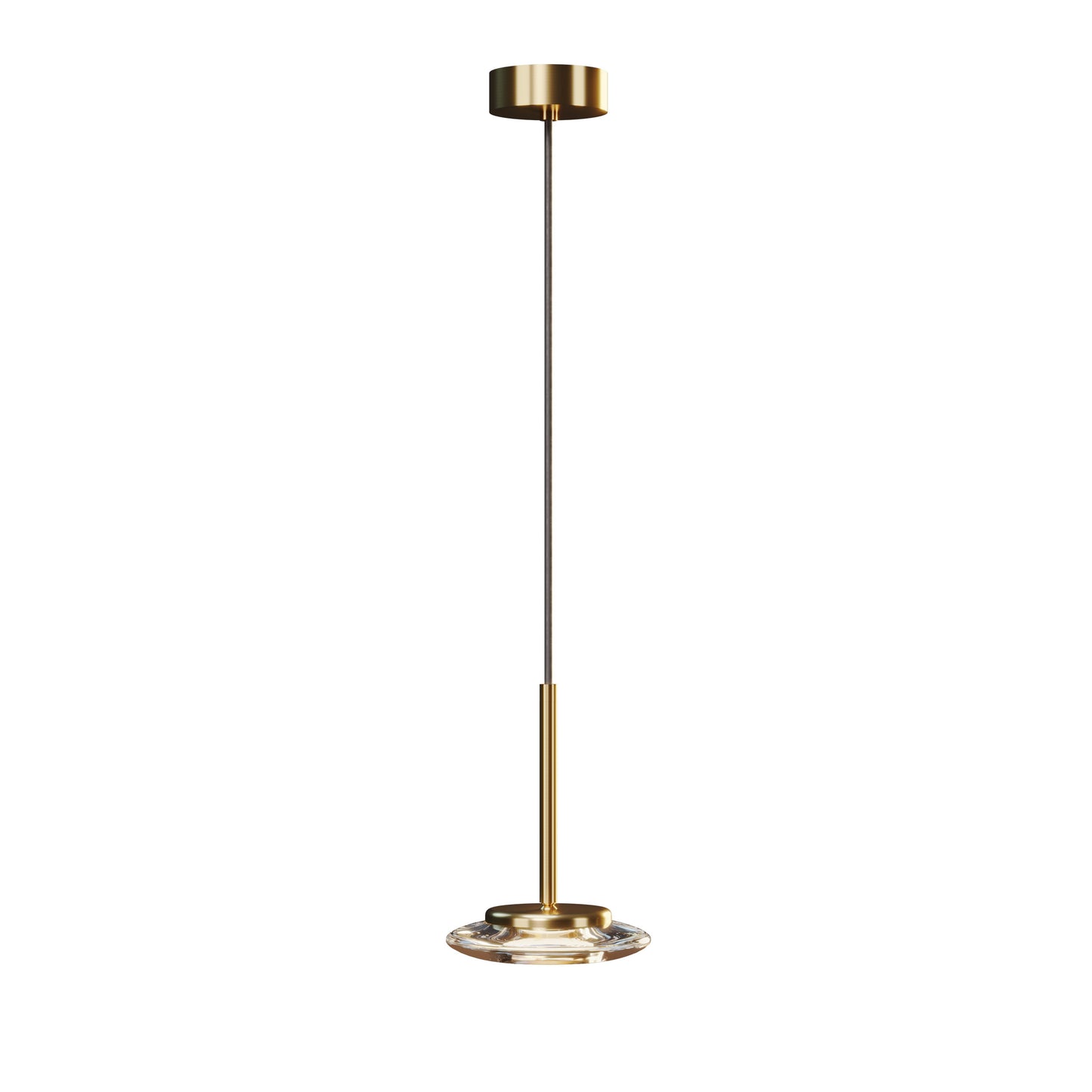 Lollipop Pendant Lamp Brass