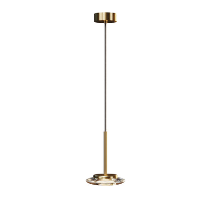 Lollipop Pendant Lamp Brass