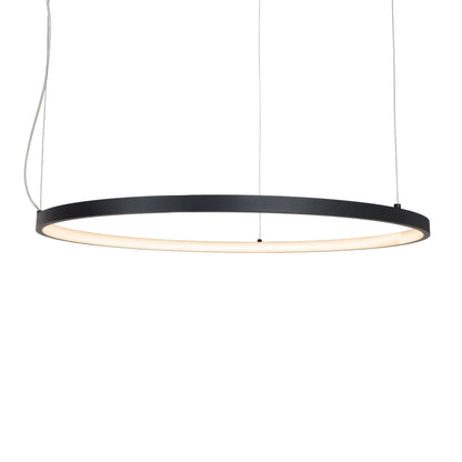 Visual Hor lampa zwieszana czarna IP44 60cm