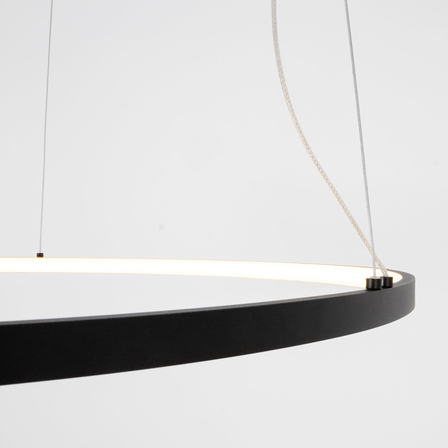 Visual Hor lampa zwieszana czarna IP44 60cm