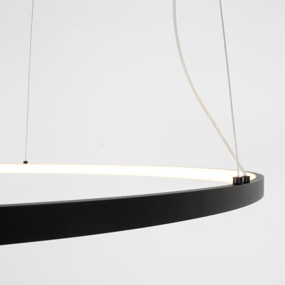 Visual Hor lampa zwieszana czarna IP44 60cm