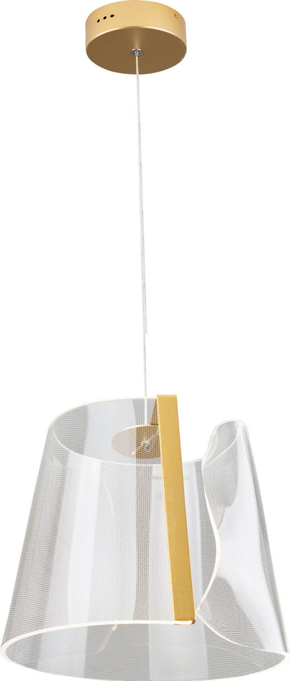 Lollipop Pendant Lamp Brass