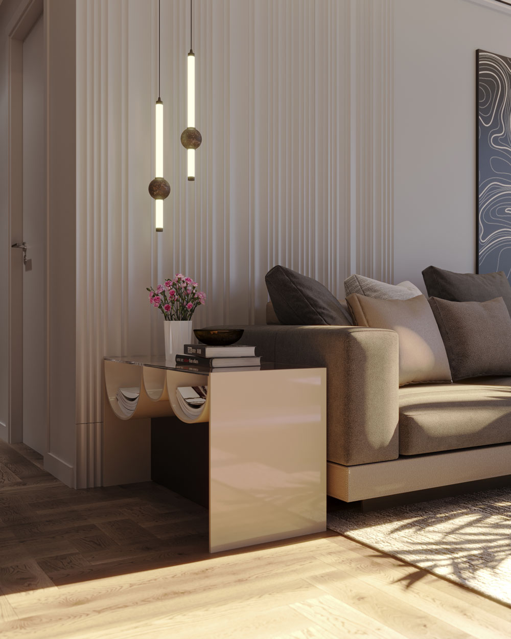Monaco Pendant Lamp Gold P0423