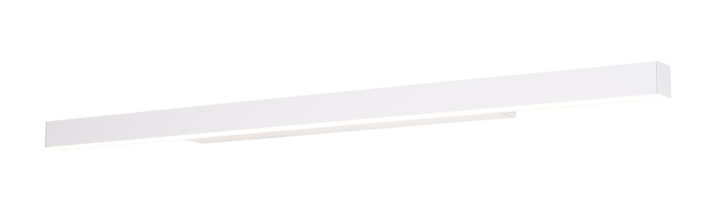 Lampa sufitowa linear 113cm biała IP44 ściemniana