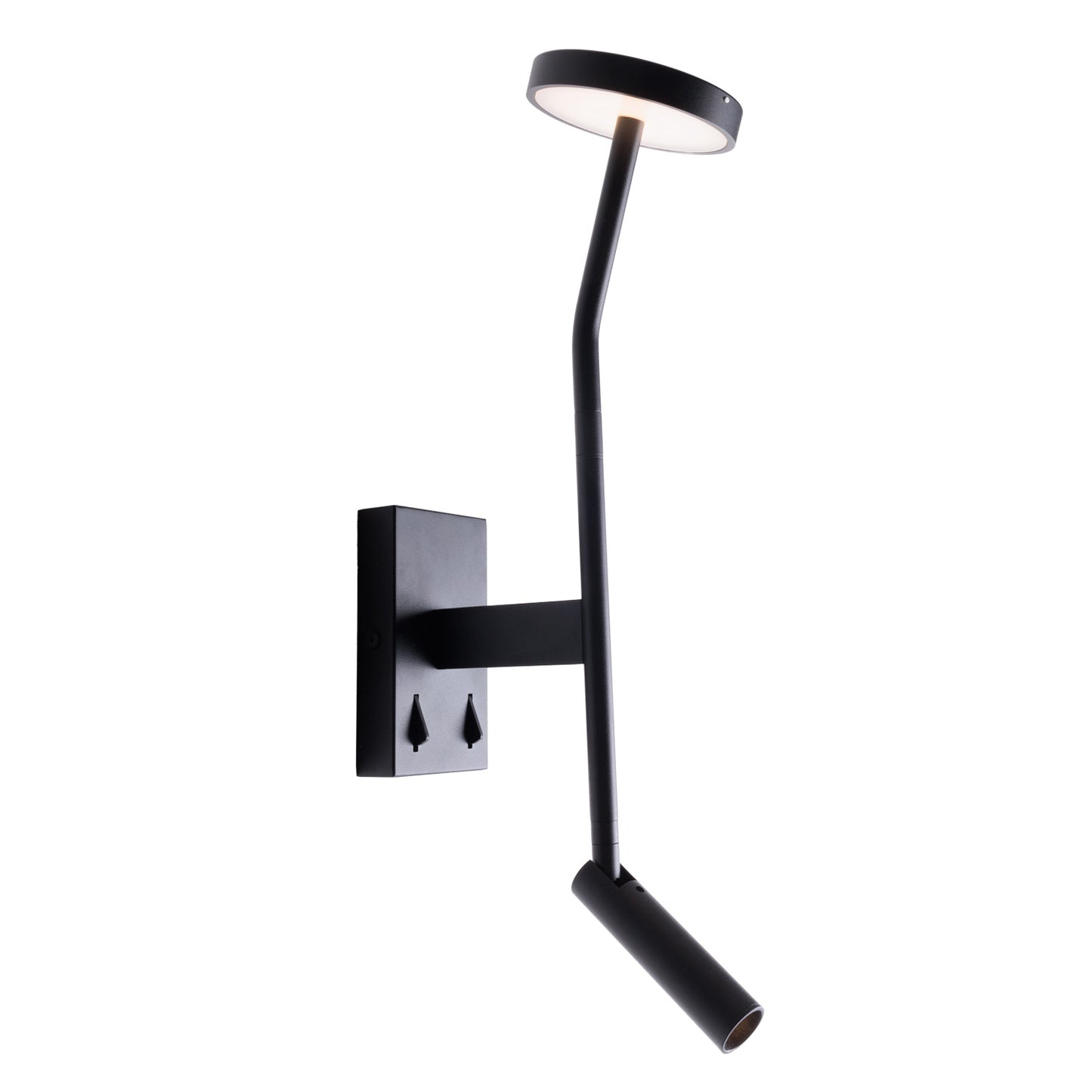 Ibiza kinkiet czarny 22cm
