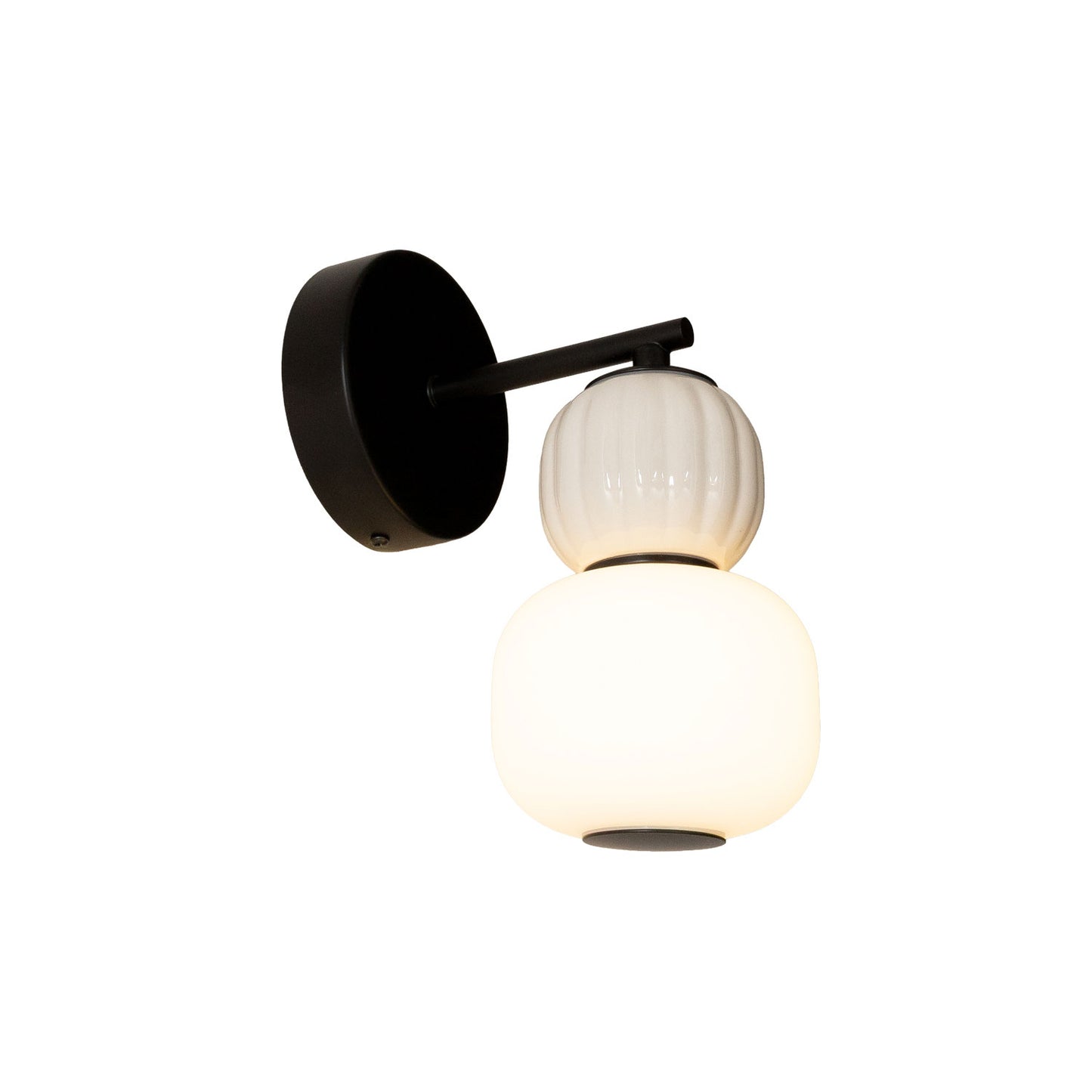 Modern kinkiet 5W opal light grey