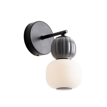 Modern kinkiet 5W opal dark grey