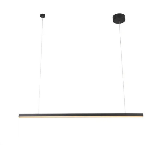 Trio 1 Lampa Wisząca Ściemnialna Czarna P0310D