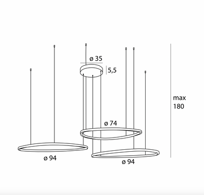 Cayenne Pendant Lamp Brushed Copper P0604D