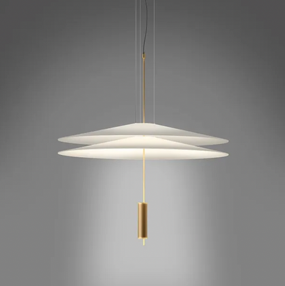 Flamingo Lampa Wisząca Biała/Złota