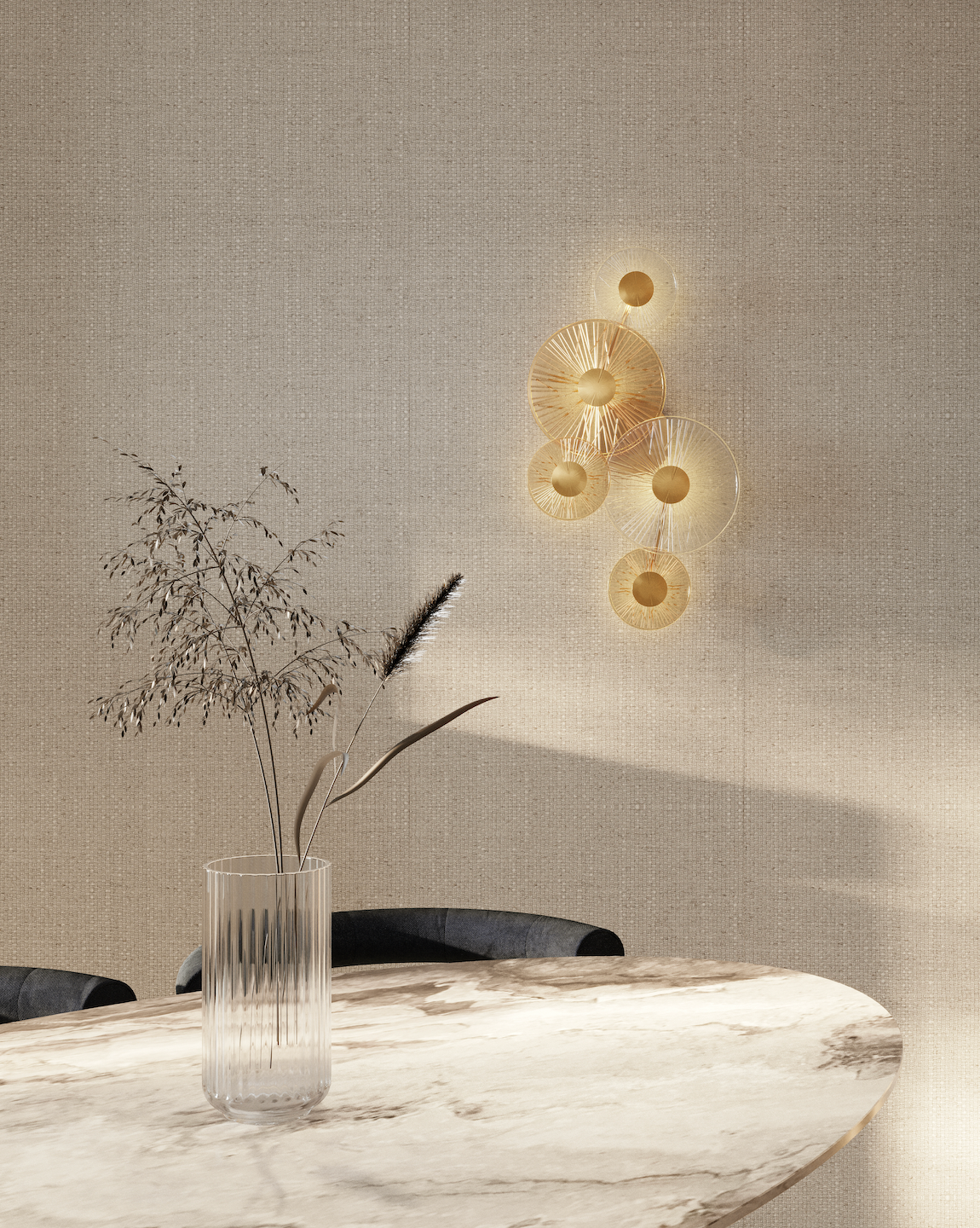 Allure Gold Pendant Lamp