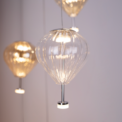 Lollipop Pendant Lamp Brass