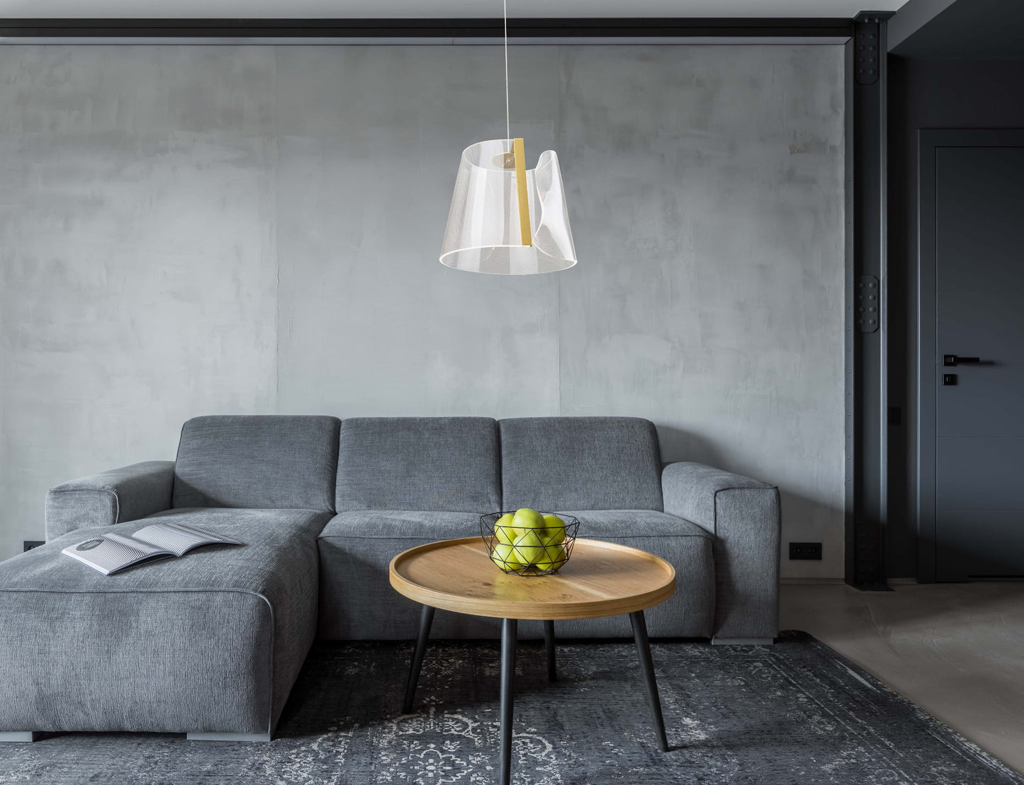 Lollipop Pendant Lamp Brass