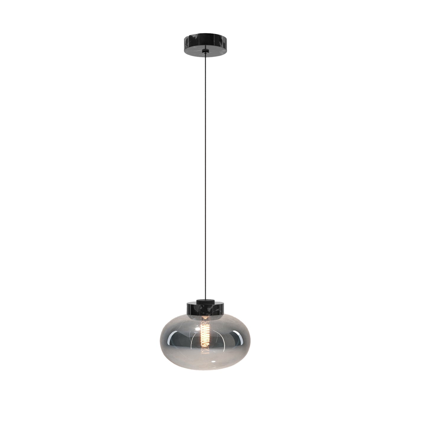 Lollipop Pendant Lamp Brass
