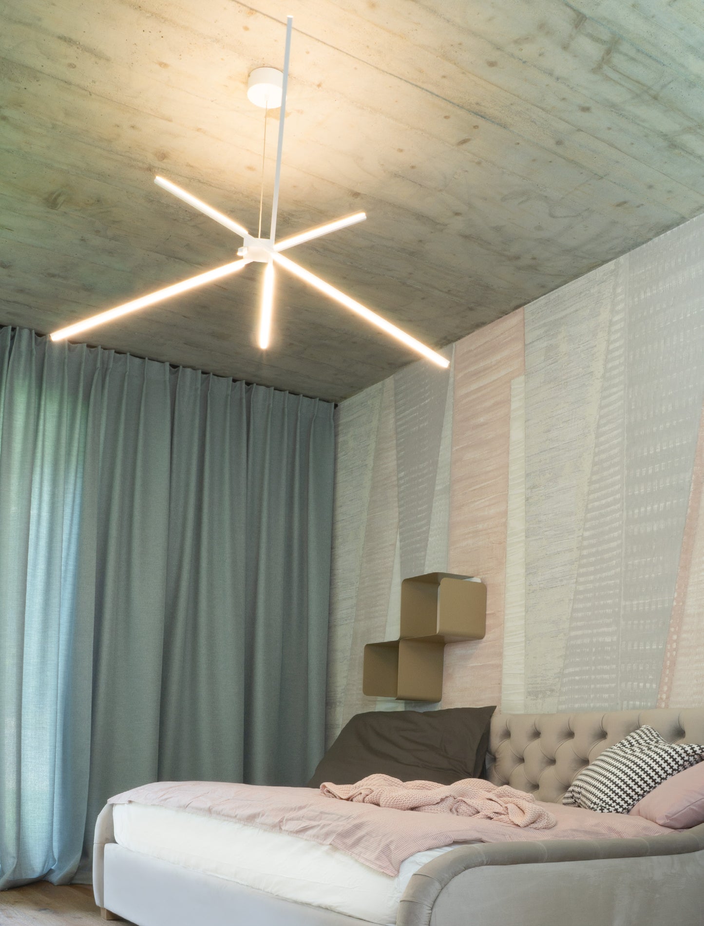 Spider Hanging Lamp Black