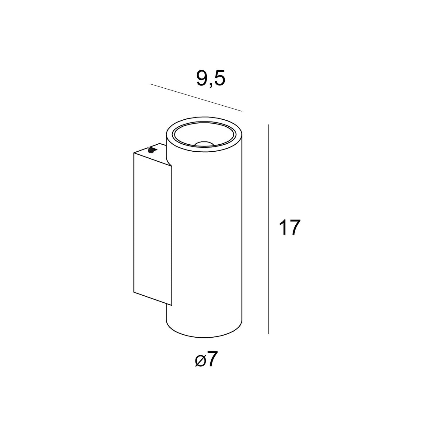 Tek kinkiet 10W